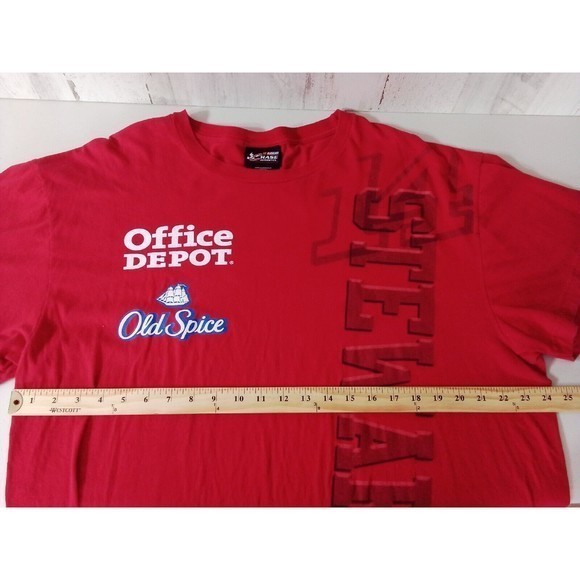 Men's Chase Authentic Stewart Office Depot Red‎ Short Sleeve Shirts Size 2XL - Picture 15 of 16